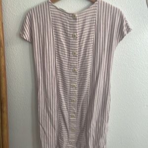 Madewell button back shift dress